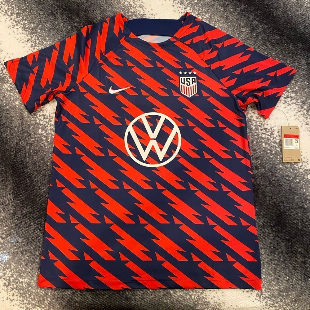 Nike‎ Men's Red and Blue USA Soccer Training Jersey